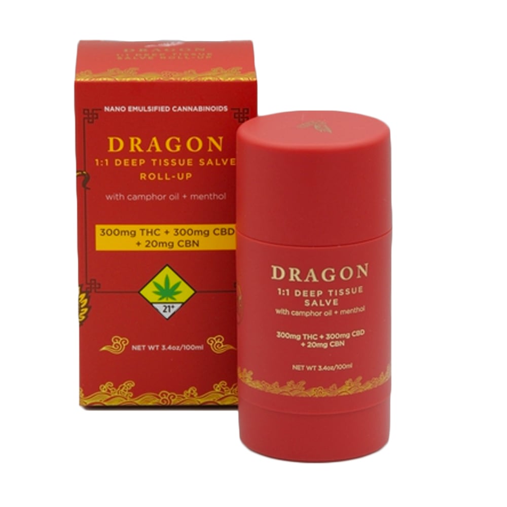 1:1 Dragon Balm [3.4oz] (300mg CBD/300mg THC/20mg CBN)* by Ceres