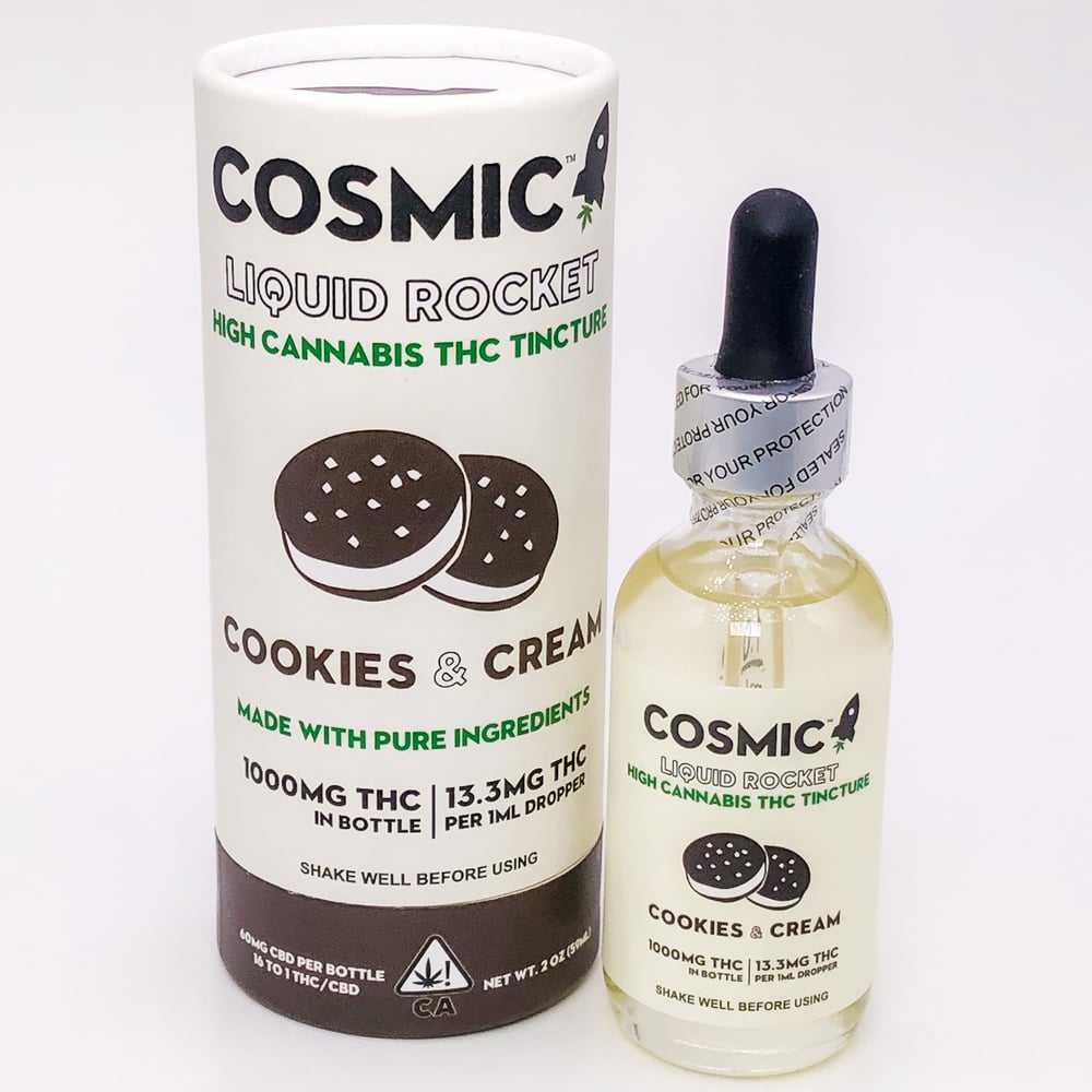16:1 Cookies & Cream (1000mg THC/60mg CBD) by Cosmic Edibles