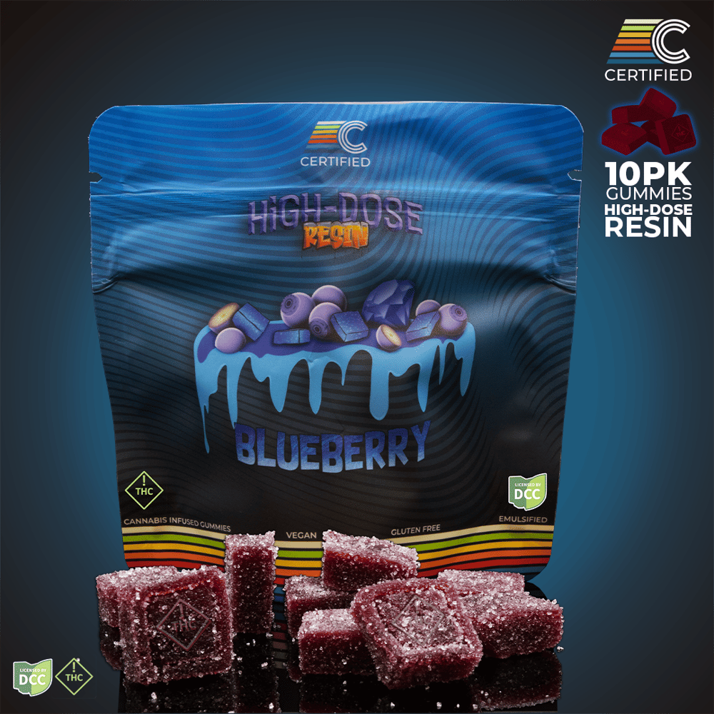High-Dose Blueberry Gems [10pk] (500mg) by CERTIFIED