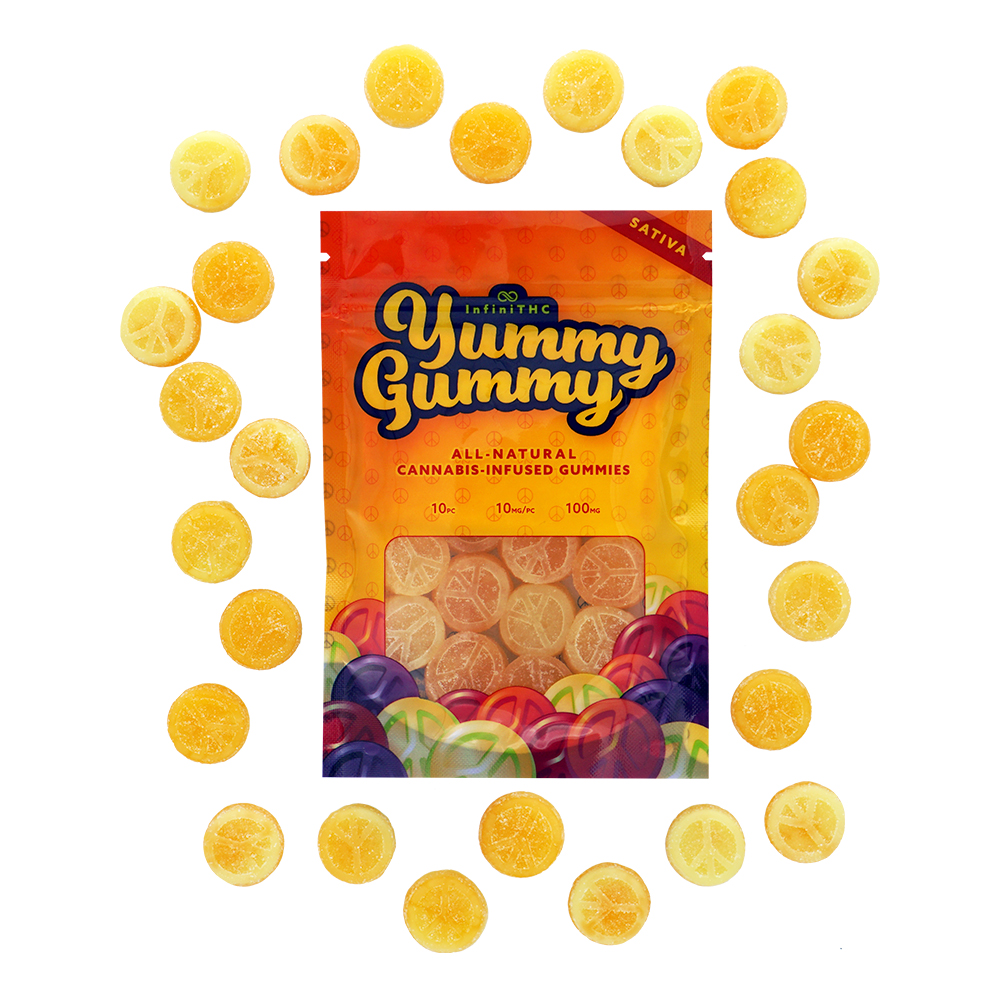 Sativa [10pk] (100mg) by Yummy Gummy