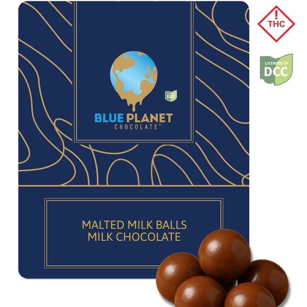 Malted Milk Chocolate Balls | 10Pk | [100mg] by Blue Planet