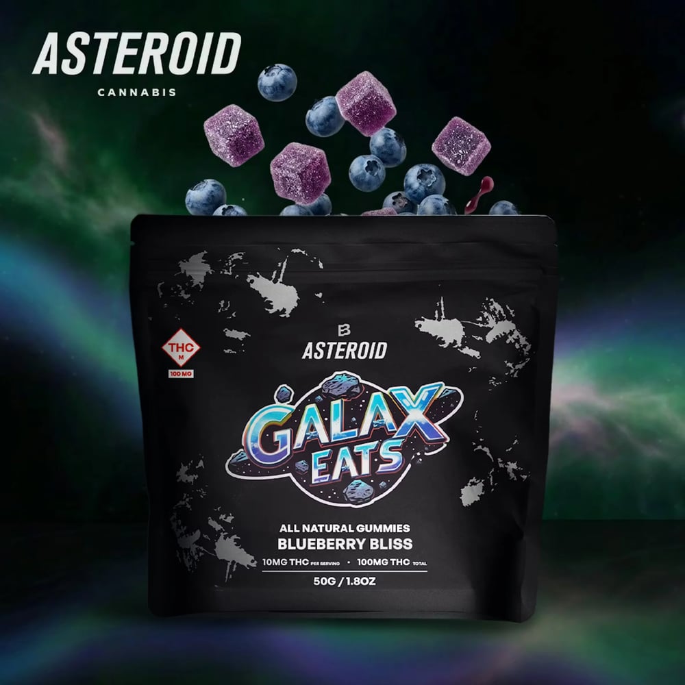 Asteroid Galaxeats Gummies Blueberry Bliss T91.4mg - C0120000008 by Asteroid