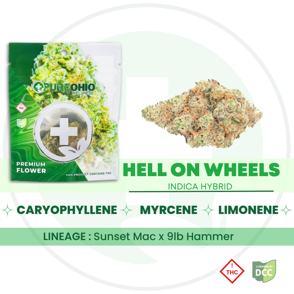 Hell on Wheels [2.83g] by Pure Ohio Wellness