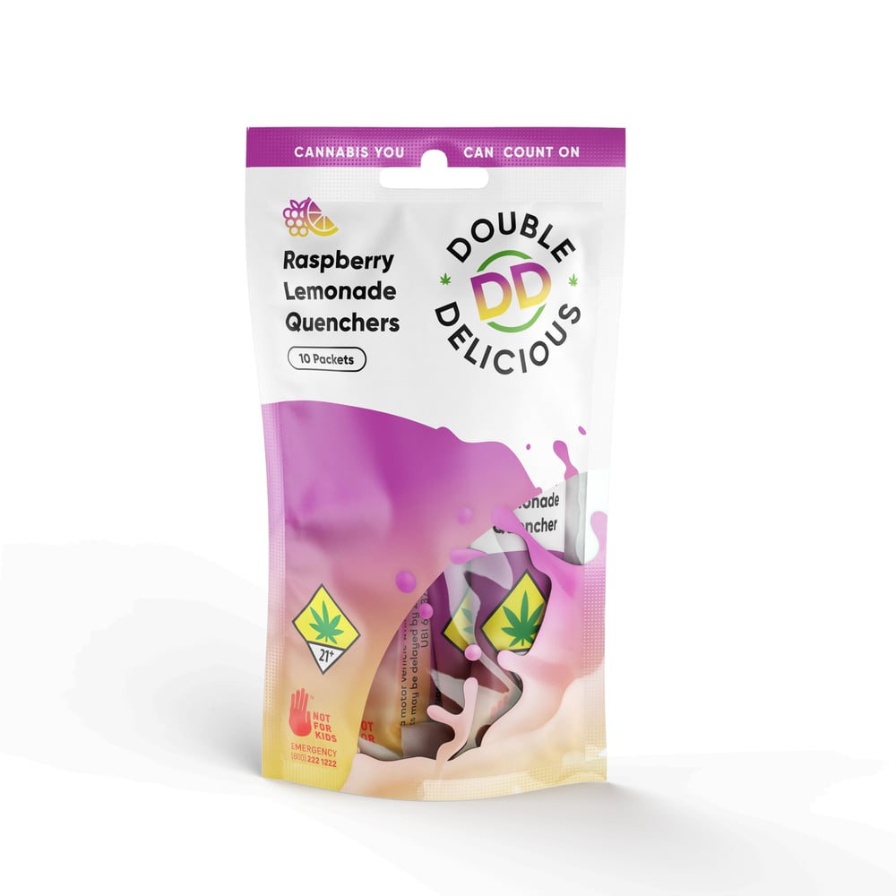 Raspberry Lemonade Quenchers [10pk] (100mg) by Double Delicious