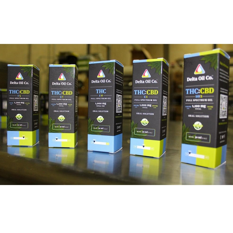 10:1 CBD:THC (1000mg CBD/100mg THC) by Delta Oil Co.
