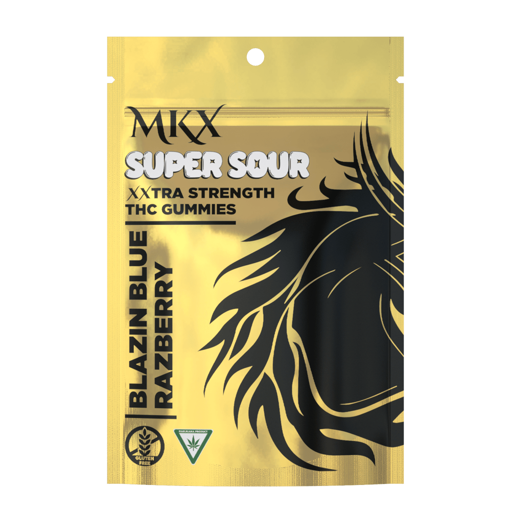 Super Sour Blue Razz (200mg) by MKX Oil Co.