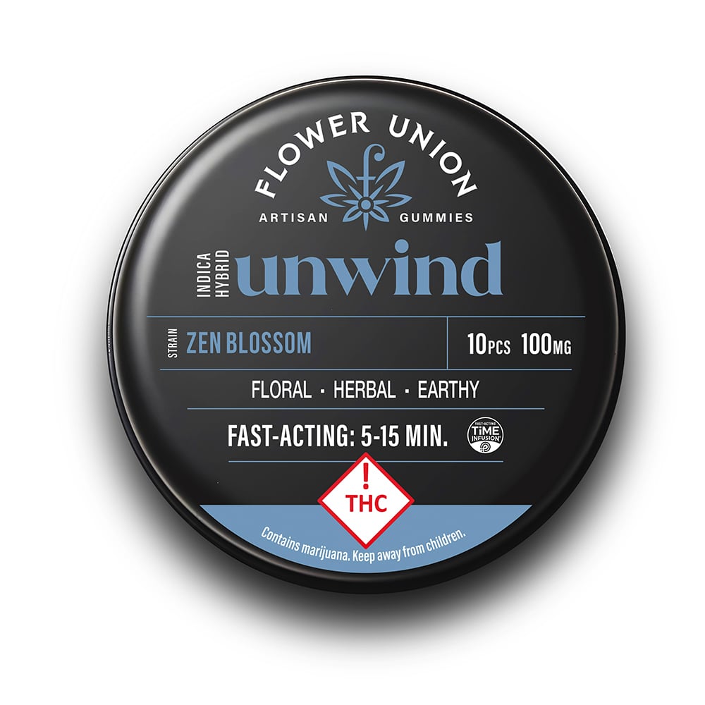 UNWIND - Zen Blossom by Indico [10pk] (100mg) by Flower Union