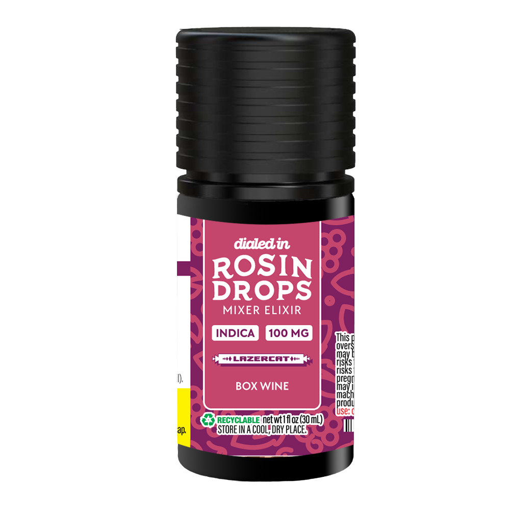 100mg - Box Wine - Rosin Drops by Dialed In Gummies