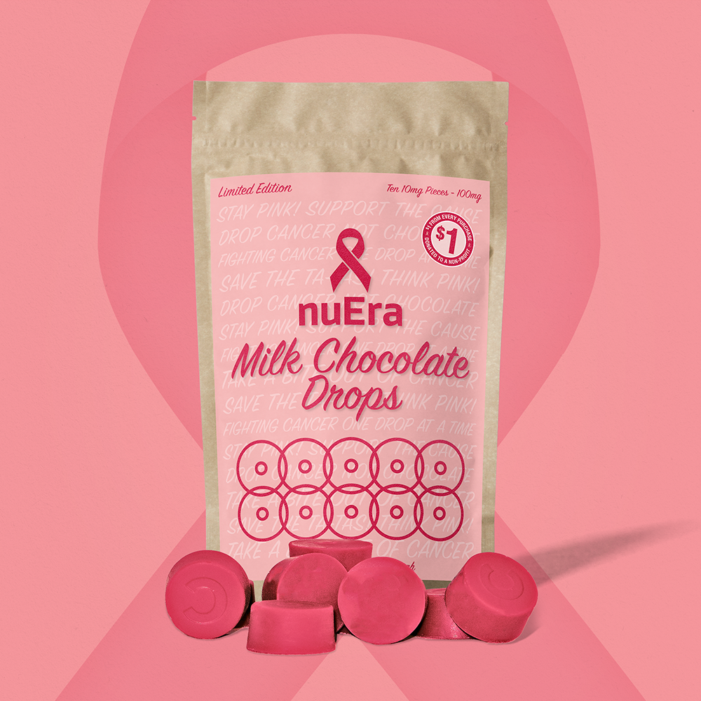 BCA Milk Chocolate Drops [10pk] (100mg) by nuEra x Sweet Life By Hannah