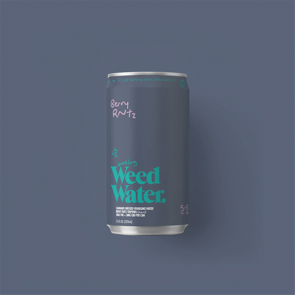 Berry Rntz [7.5 fl oz] (5mg CBD/5mg THC) by Weed Water