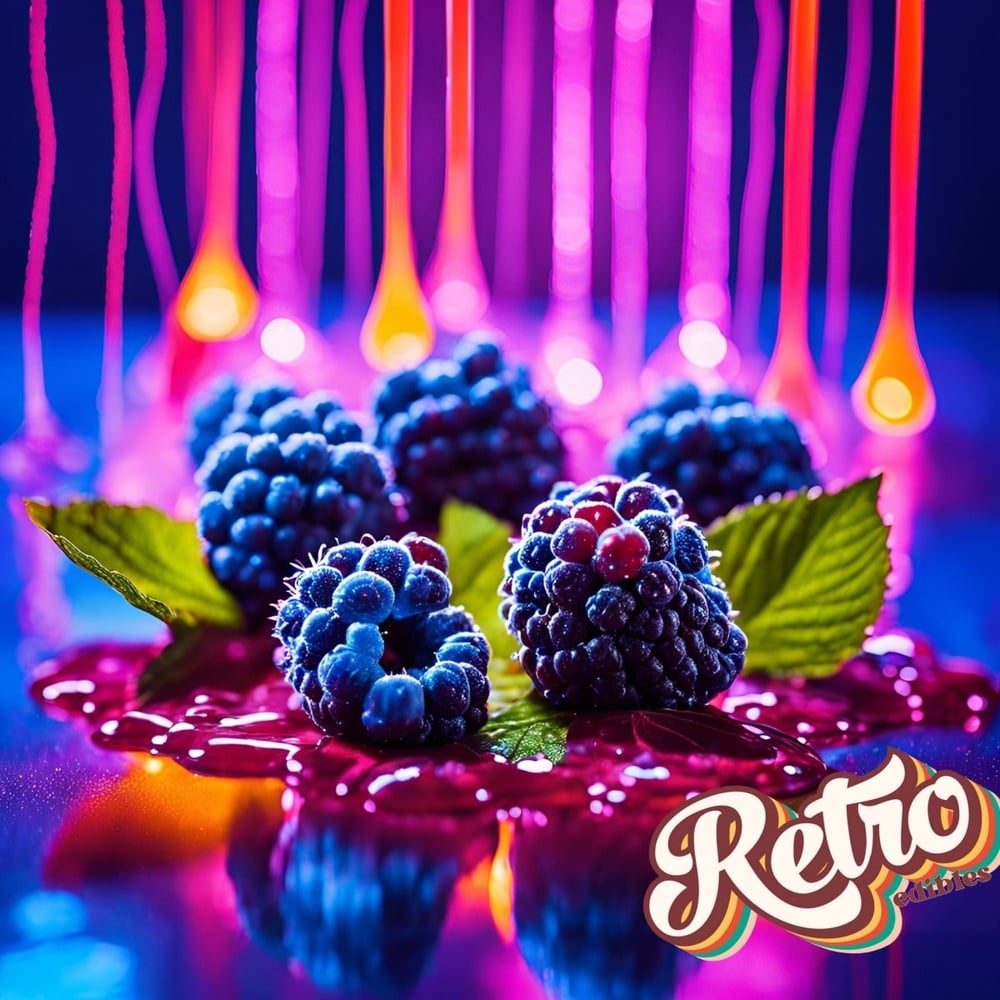 Retro Vibes Syrup - Fast Acting - Blue Razz - (3500mg) by Retro