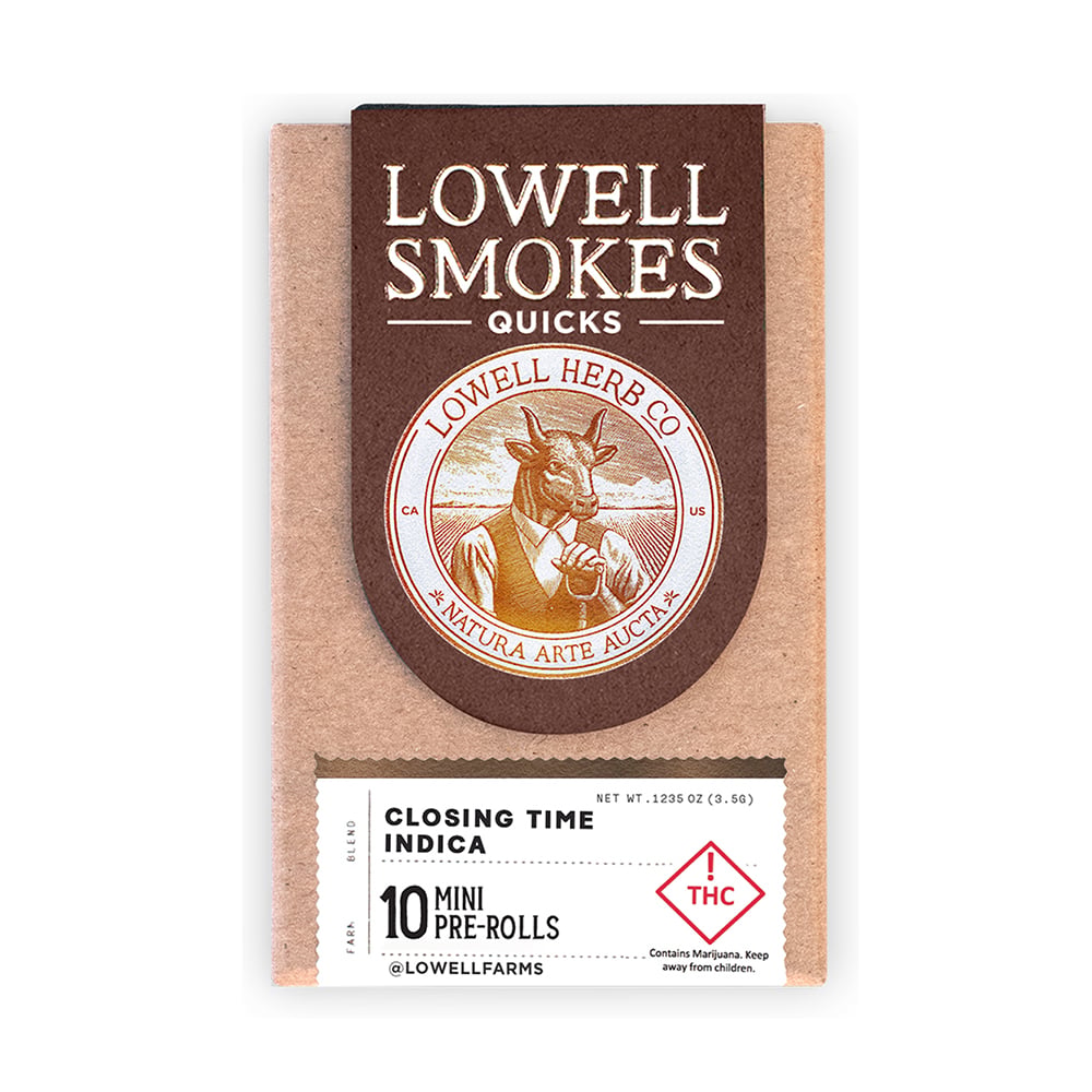 Closing Time Indica [.35g each / 3.5g total] by Lowell Herb Co