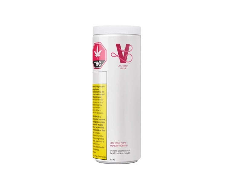 Raspberry [355ml] (2.5mg CBD/ 2.5mg THC) by Little Victory