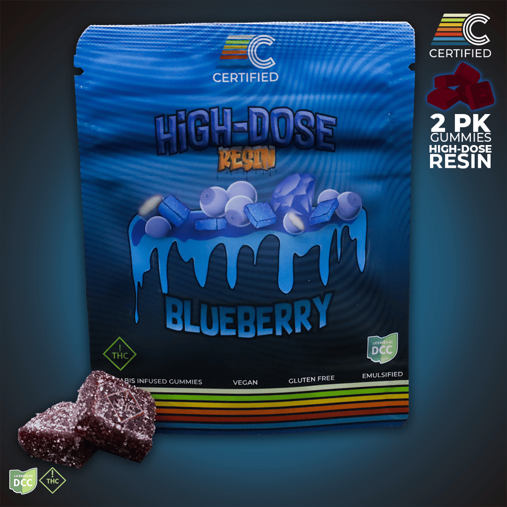 High-Dose Blueberry Gems [2pk] (100mg) by CERTIFIED