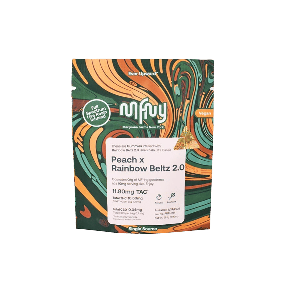 Peach x Rainbow Beltz 2.0 [10pk] (100mg) by MFNY