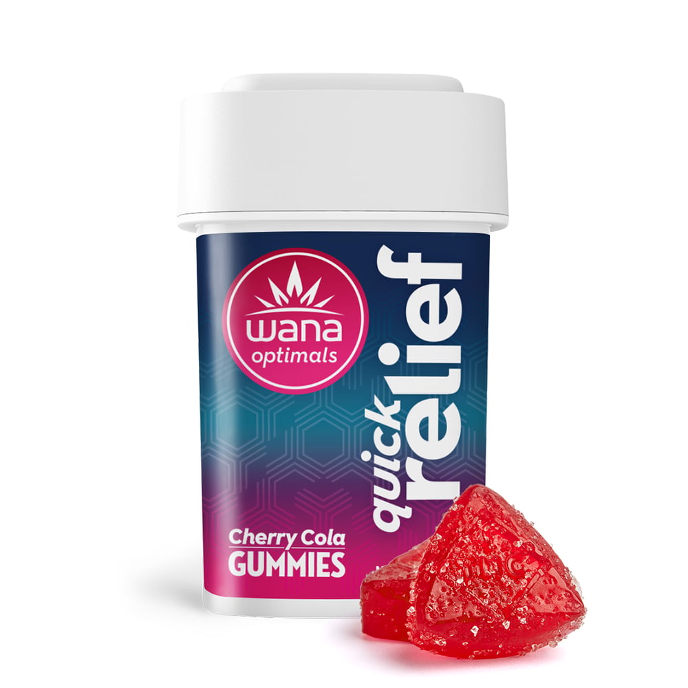 Quick Relief [10pk] (50mg THC/50mg CBC/50mg CBG/10mg Beta-Caryophyllene) by Wana in United States