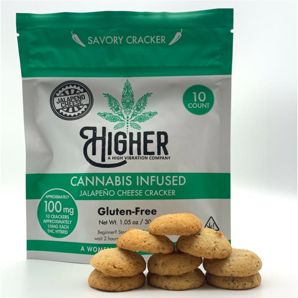 Jalapeno Cheese [10pk] (100mg) by Higher Edibles