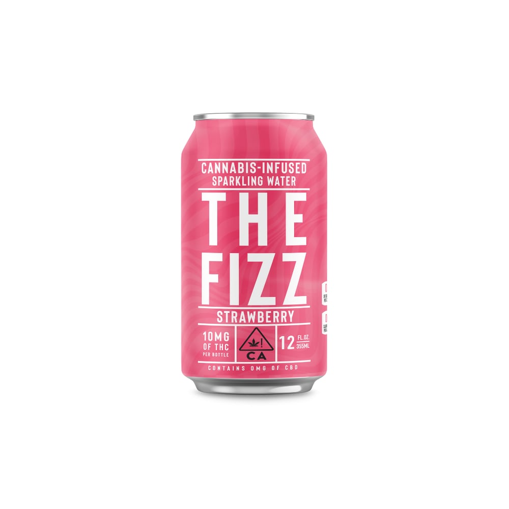 Strawberry - Single [12oz] (100mg) by The Fizz