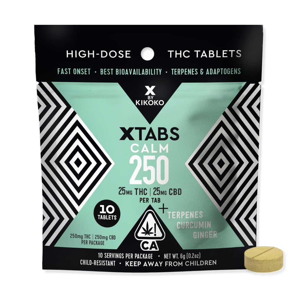 Calm [10pk] (250mg CBD/250mg THC) by KIKOKO