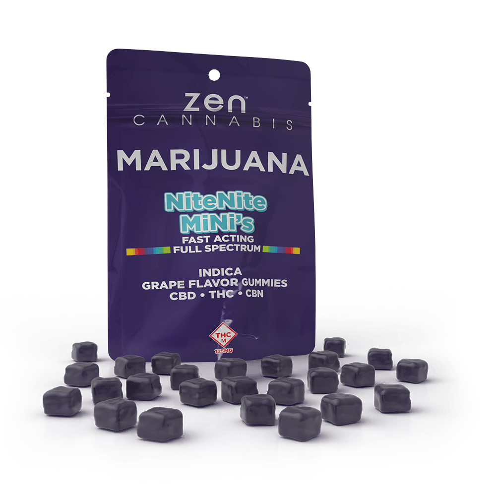 Grape NiteNite [25pk] (250mg CBD/50mg THC) by Zen Cannabis