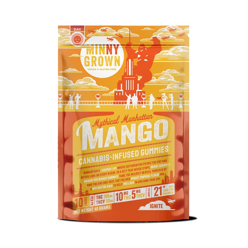 Mango 2:1 [10pk] (100mg THC/50mg THCV) by Minny Grown
