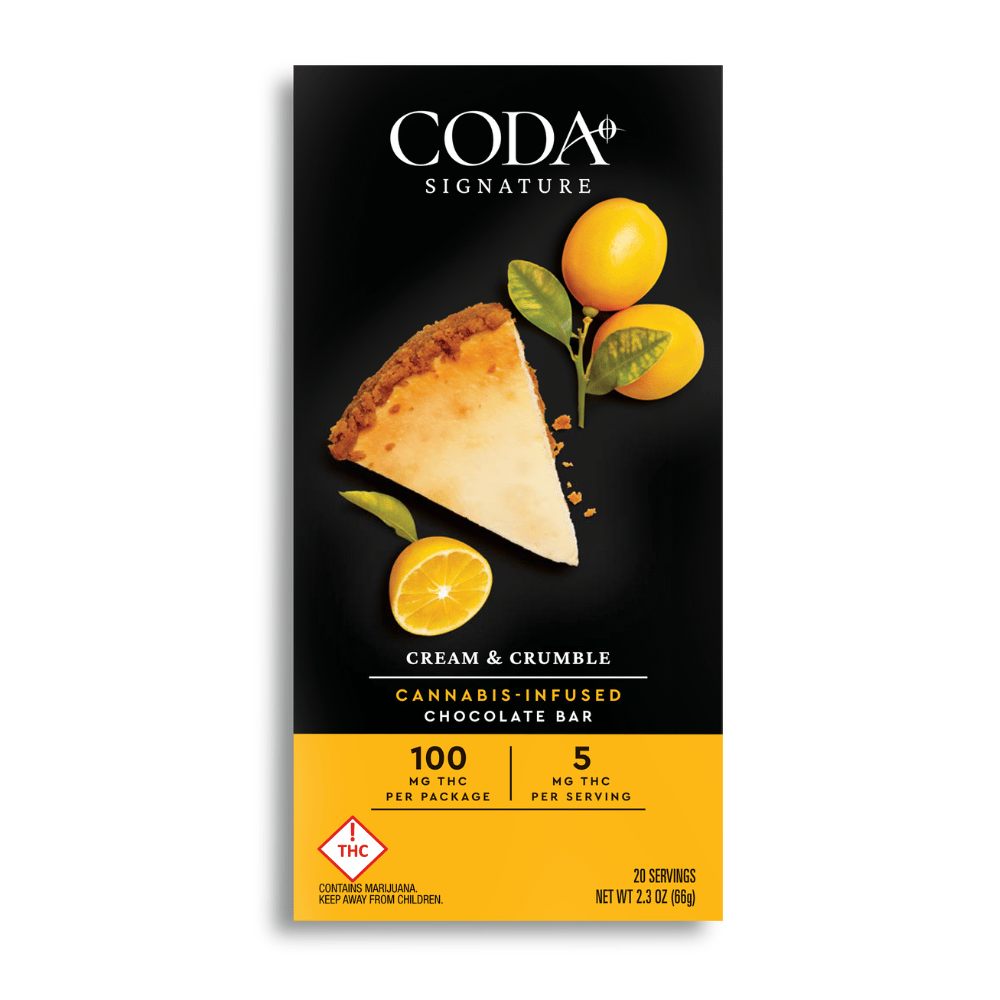 Cream & Crumble [20pk] (100mg THC) by Coda Signature