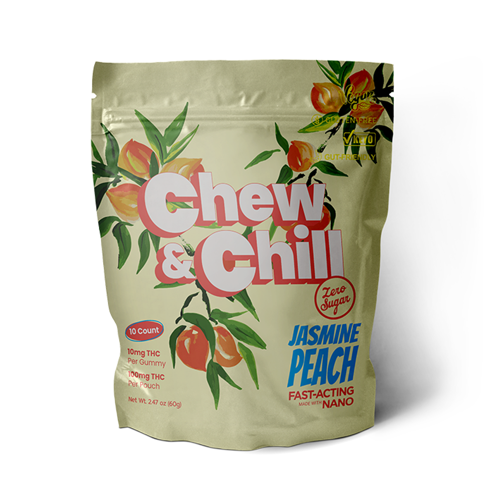 Jasmine Peach [10pk] (100mg) by Chew & Chill