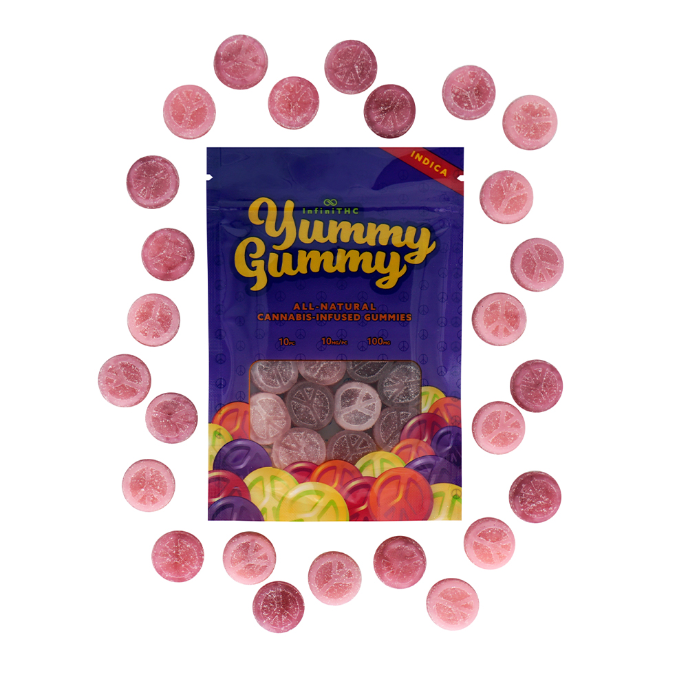 Indica [10pk] (100mg) by Yummy Gummy