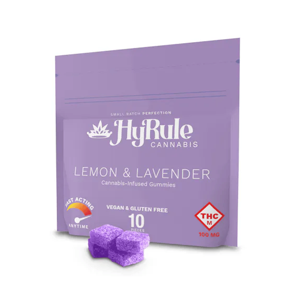 Lemon & Lavender [10pk] (100mg) by HyRule Cannabis