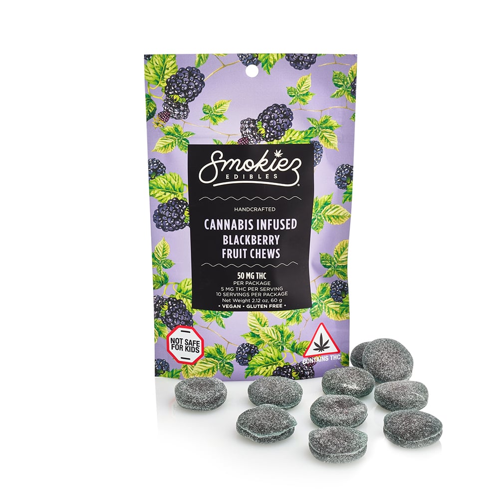 Blackberry - Hybrid [10pk] (50mg) by Smokiez