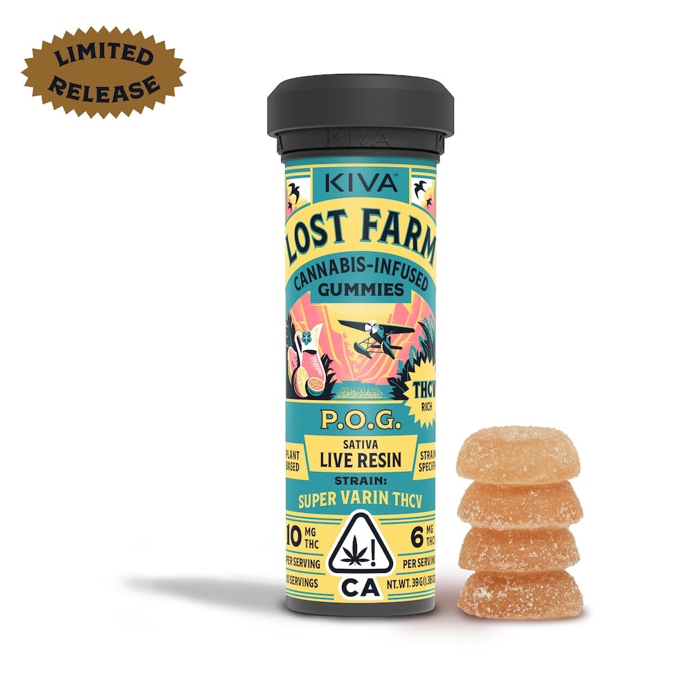 10:6 P.O.G. x Super Varin [10pk] (100mg THC/60mg THCV) by Lost Farm