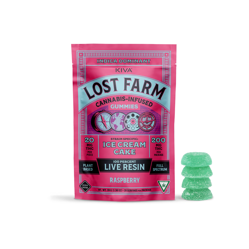 Raspberry x Ice Cream Cake [20pk] (200mg) by Lost Farm