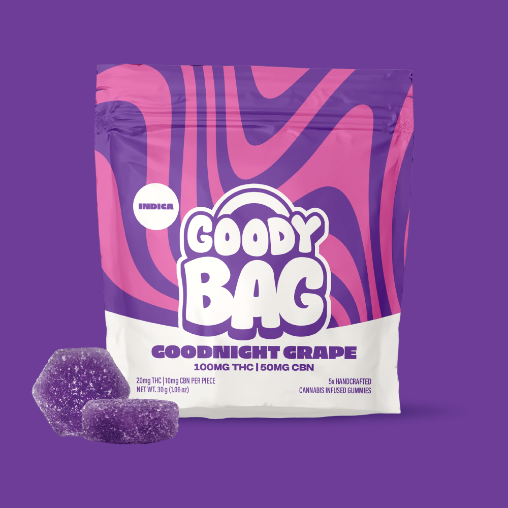 Goodnight Grape [5pk] (100mg THC/50mg CBN) by Goody Bag