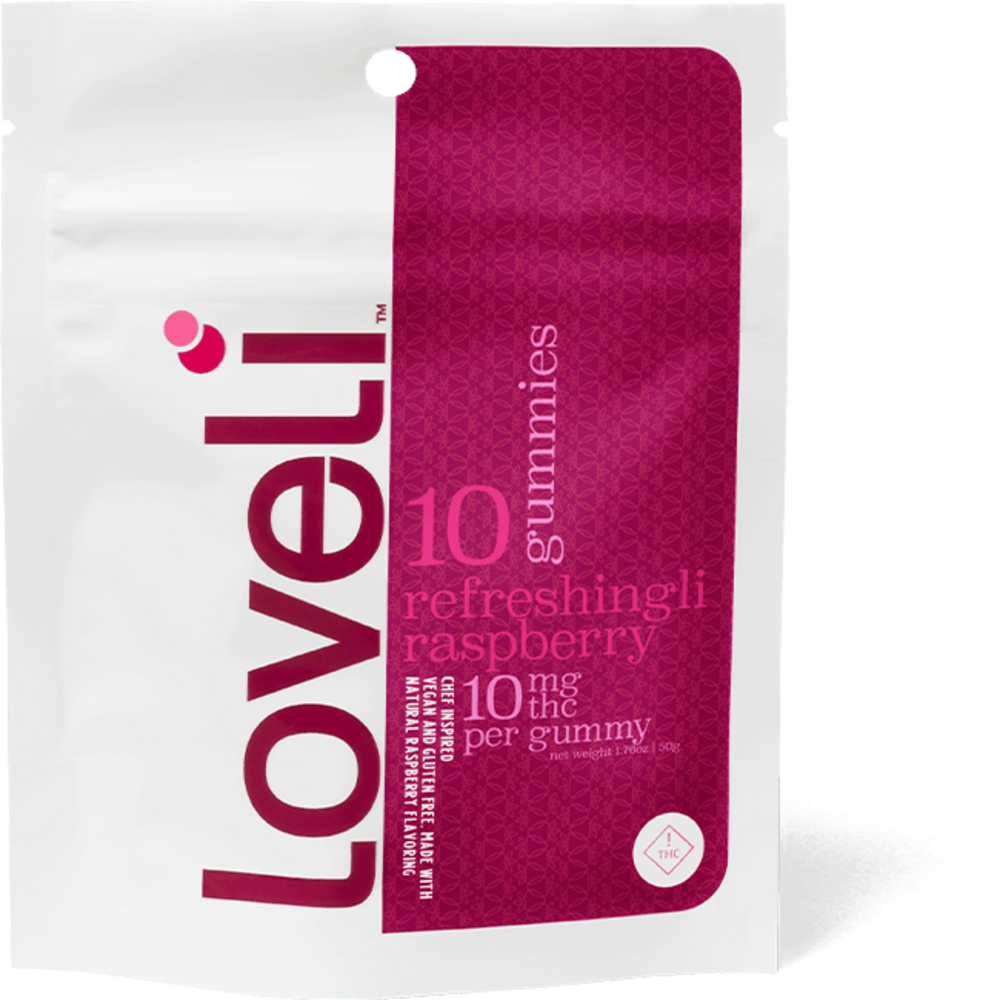 Raspberry [10pk] (100mg) by Loveli