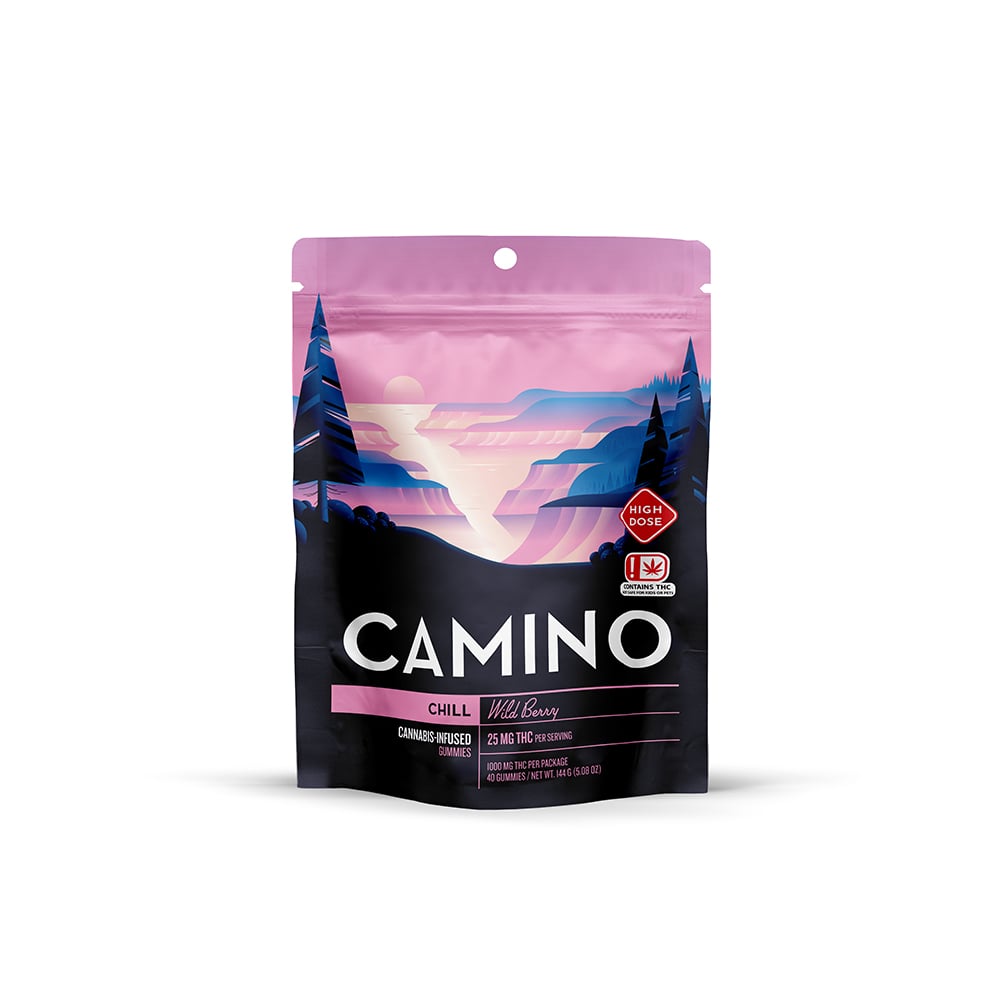 'Chill' Wild Berry [40pk] (1000mg THC) by Camino