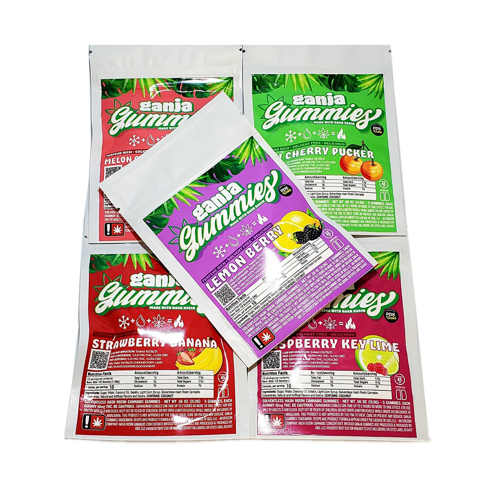 Raspberry Keylime (50mg) by Ganja Gummies