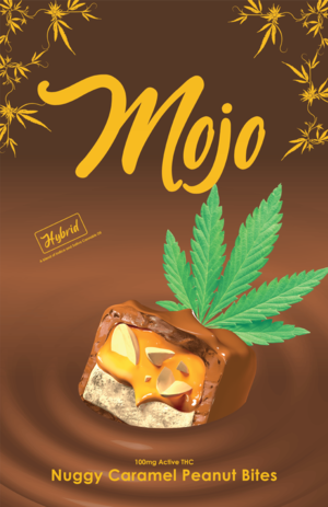 Nuggy Caramel Peanut Bites (100mg) by Choice