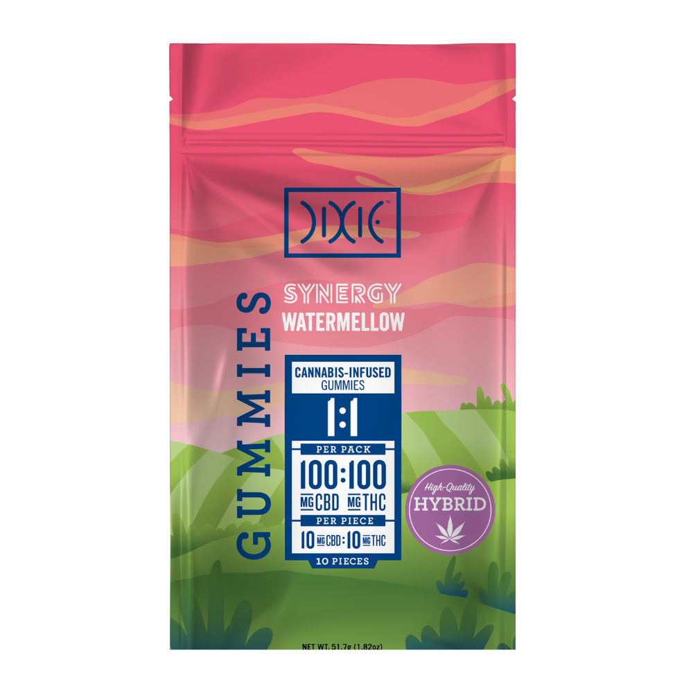 SYNERGY Sweet Melon 1:1 [10pk] (100mg CBD/100mg THC) by Dixie