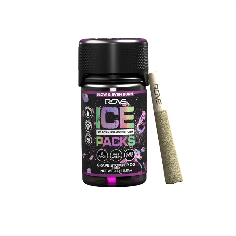 Grape Stomper OG - Infused Ice Packs (Rosin, Hash, and Diamonds) [6x 0.6g] by ROVE