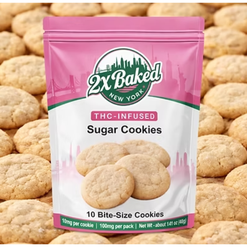 Sugar Cookies [10pk] (100mg) by 2X Baked