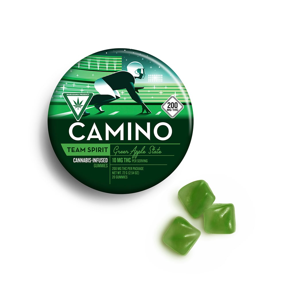 'Team Spirit' Green Apple State [20pk] (200mg) by Camino