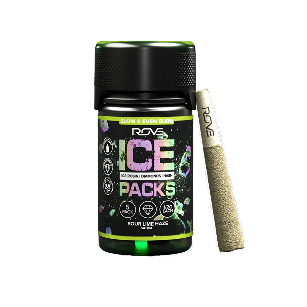 Sour Lime Haze - Infused Ice Packs (rosin, Hash, And Diamonds) [5x 0.5g] by ROVE