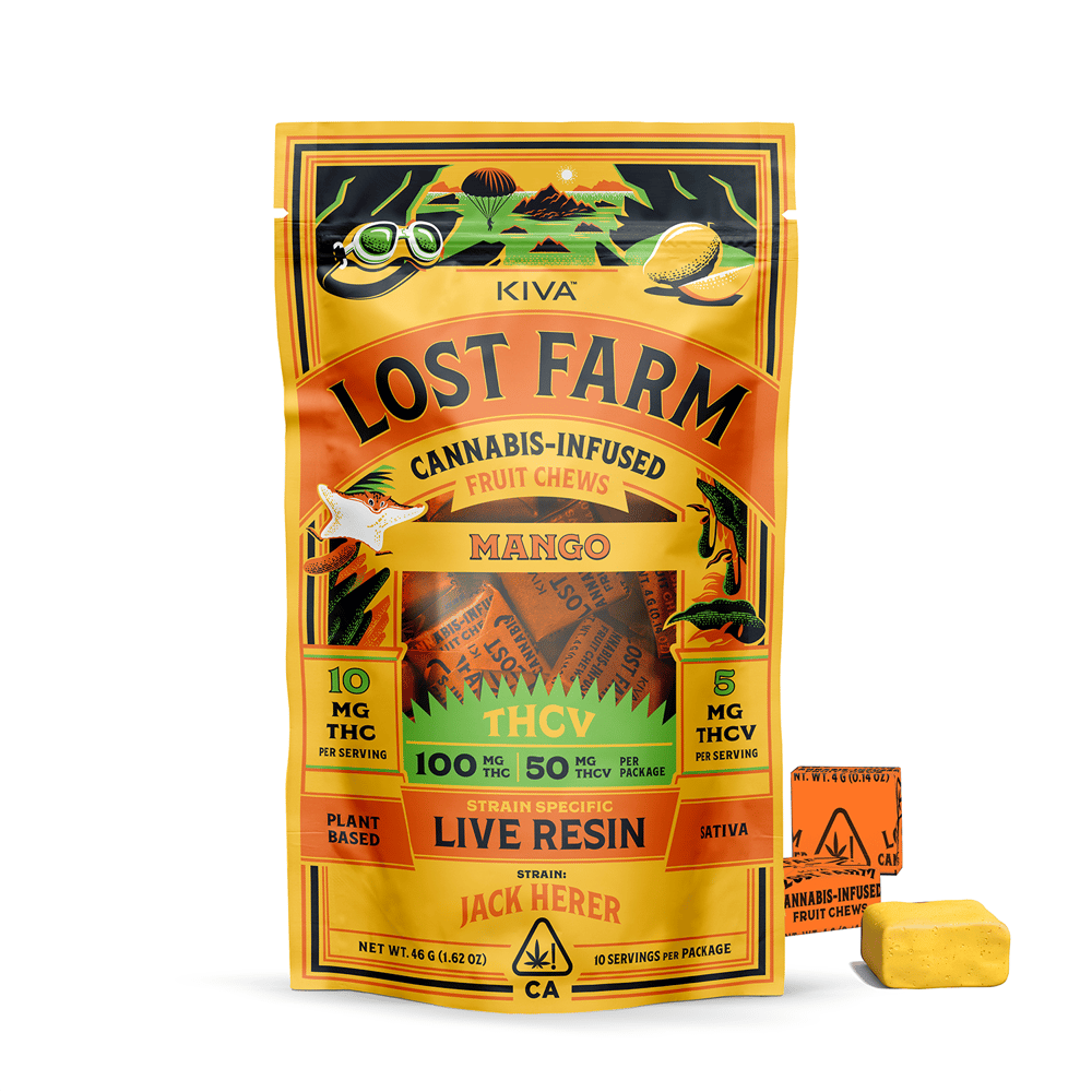 Mango x Jack Herer [10pk] (100mg THC/50mg THCV) by Lost Farm in United States