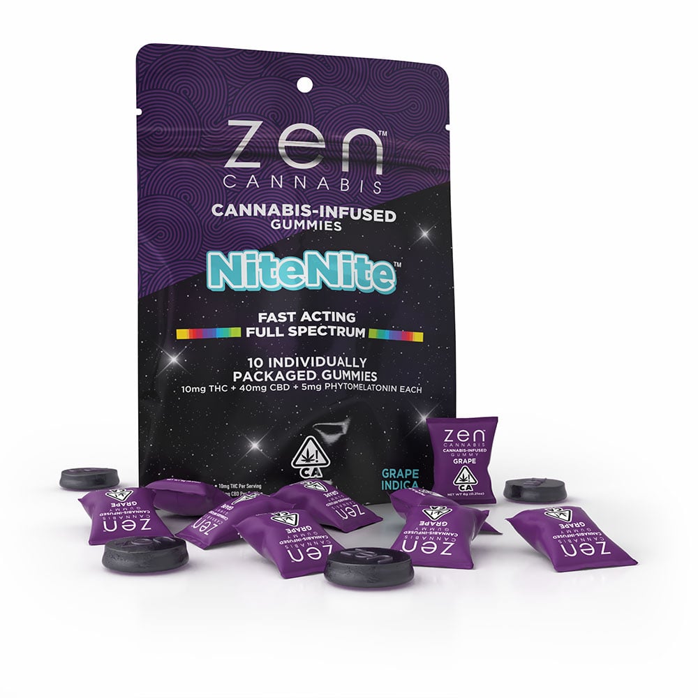 Grape NiteNite [10pk] (400mg CBD/100mg THC) by Zen Cannabis