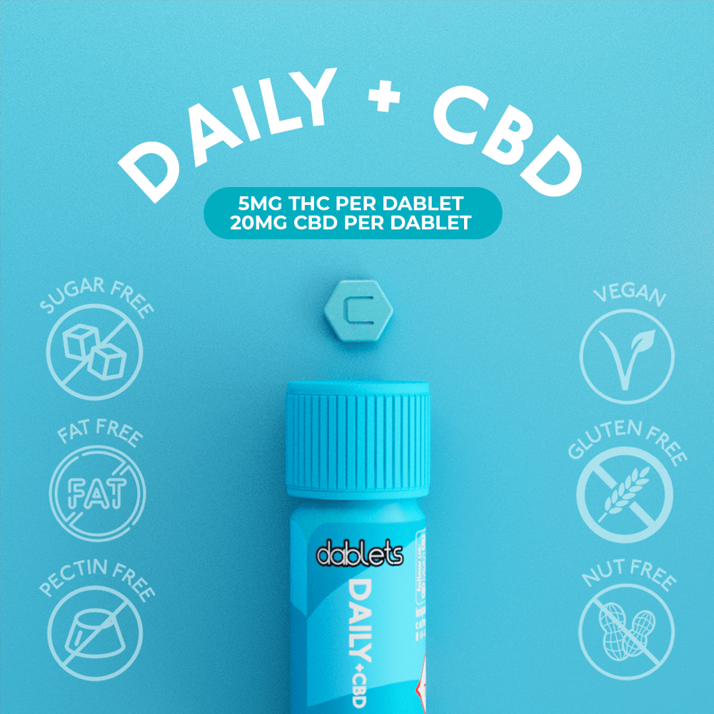 Daily Vitamin + CBD Dablet - [10pk] (50mg THC/200mg CBD) by Dablets™