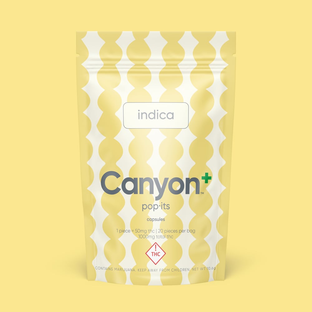 Indica - Medical Grade [20pk] (50mg) by Canyon