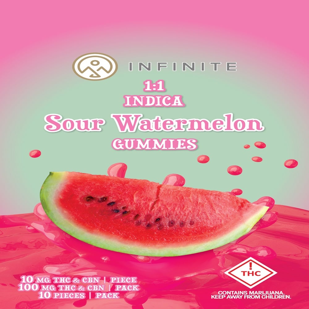 1:1 CBN Watermelon [10pk] (100mg each) by Infinite Infusions