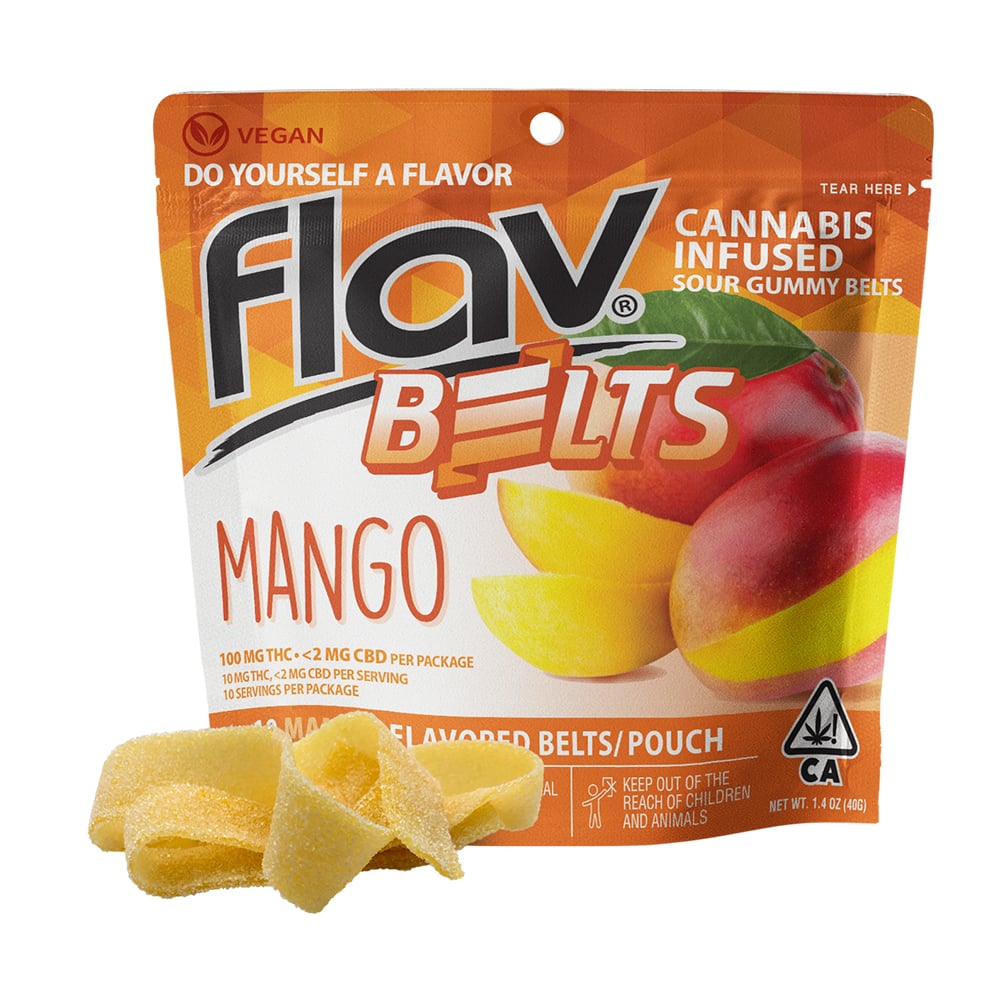 Mango Belt (10 piece 100mg bag) by Flav