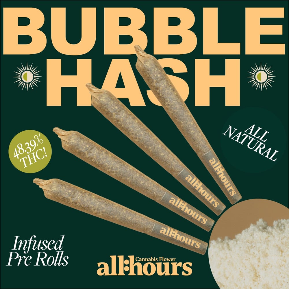all:hours Banana Acai Mints Bubble Hash Shorties 4916 by all:hours