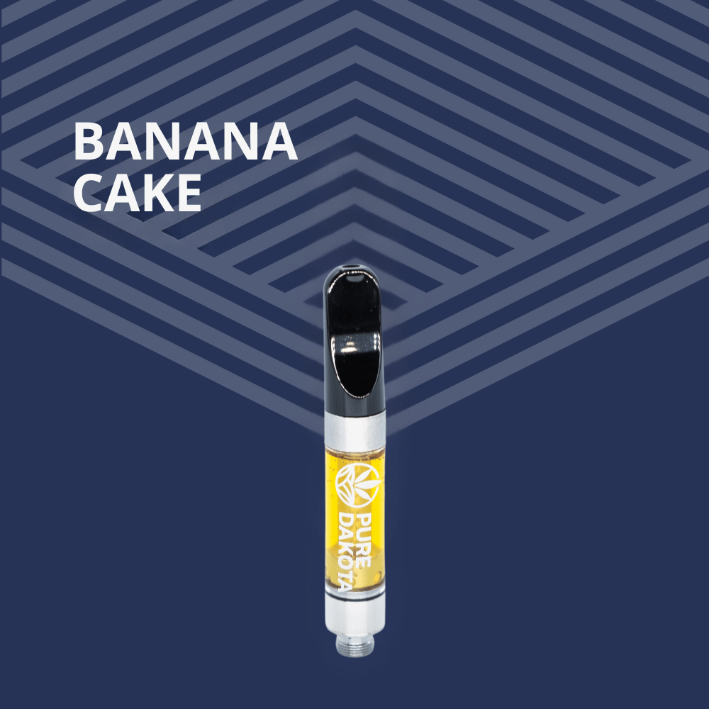 Banana Cake Distillate Cartridge by Pure Dakota